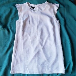 NWT Metaphor Textured White Shift Dress